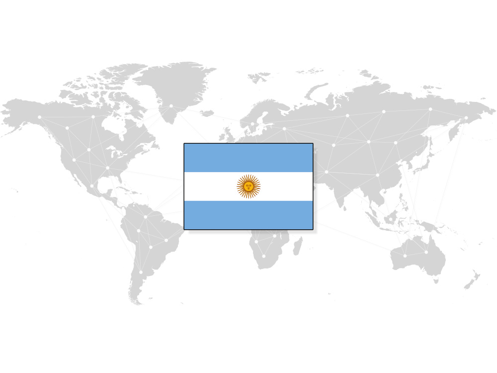 Illustration of world map