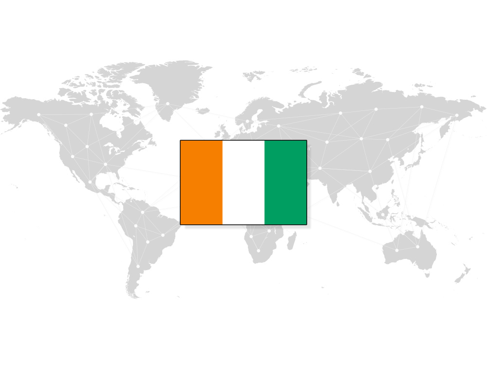Illustration of world map