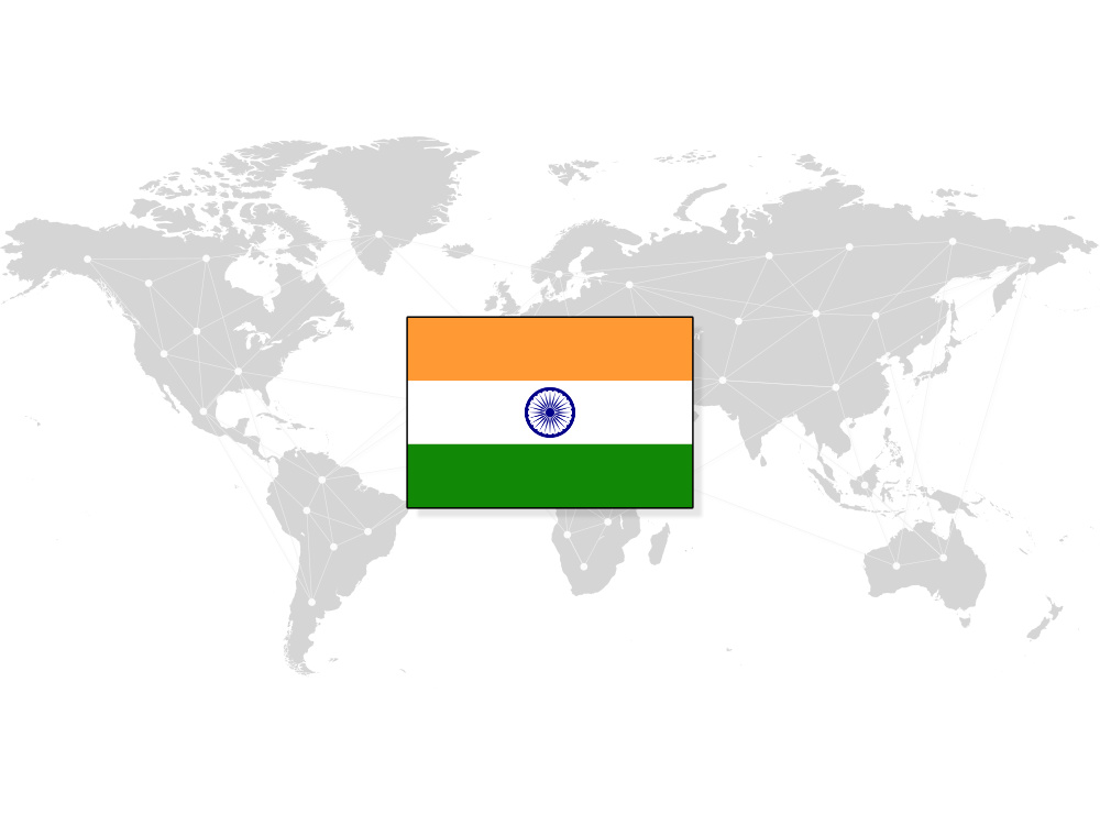 Illustration of world map