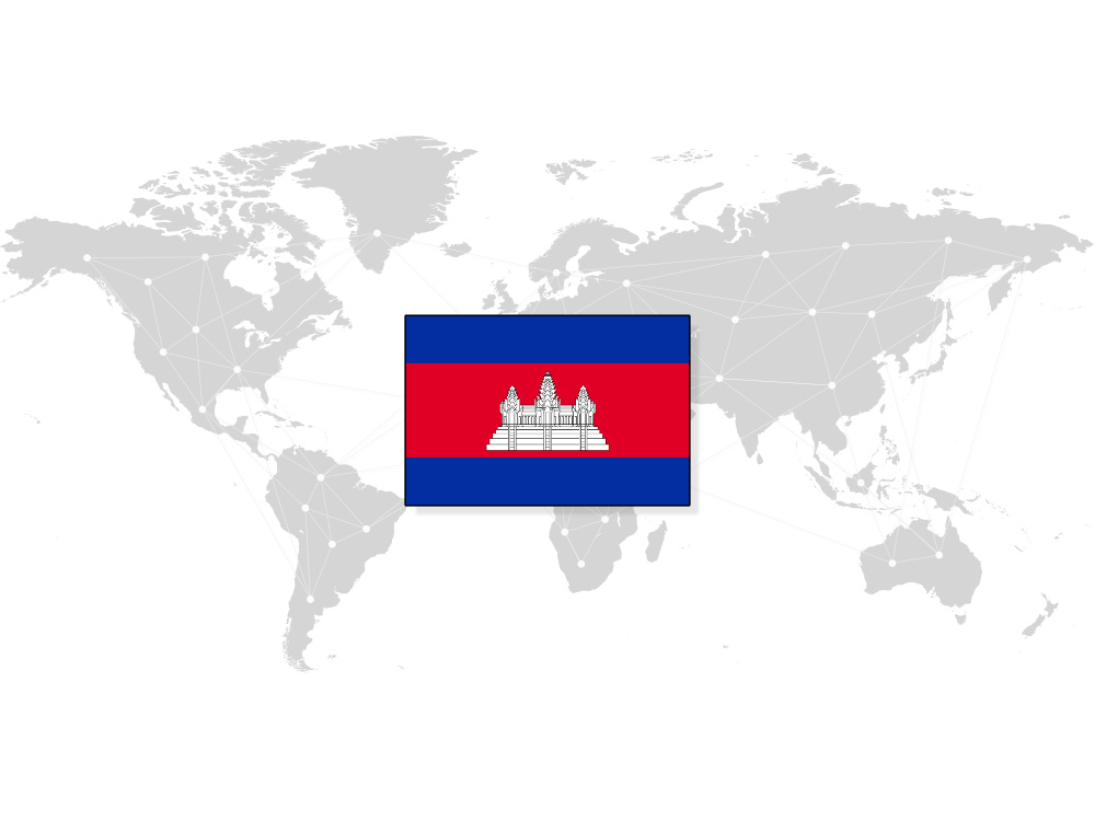 Illustration of world map
