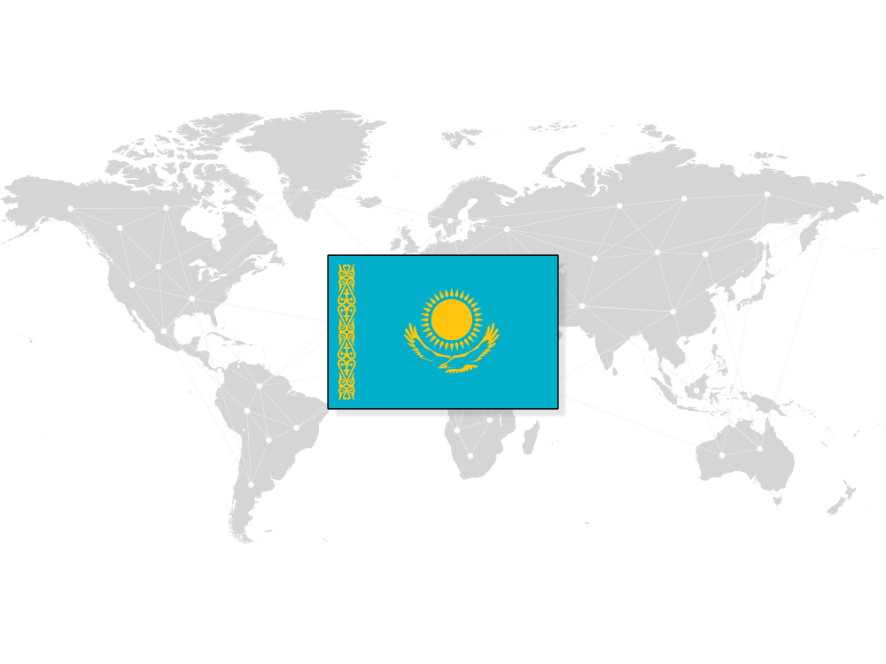 Illustration of world map