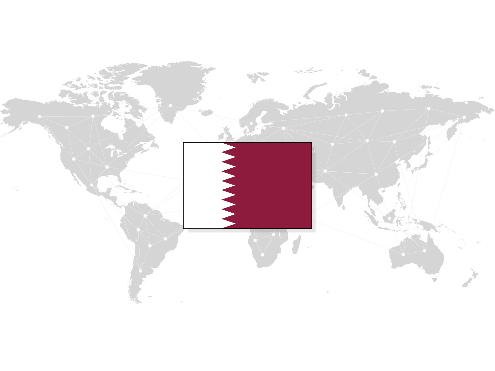 Illustration of world map