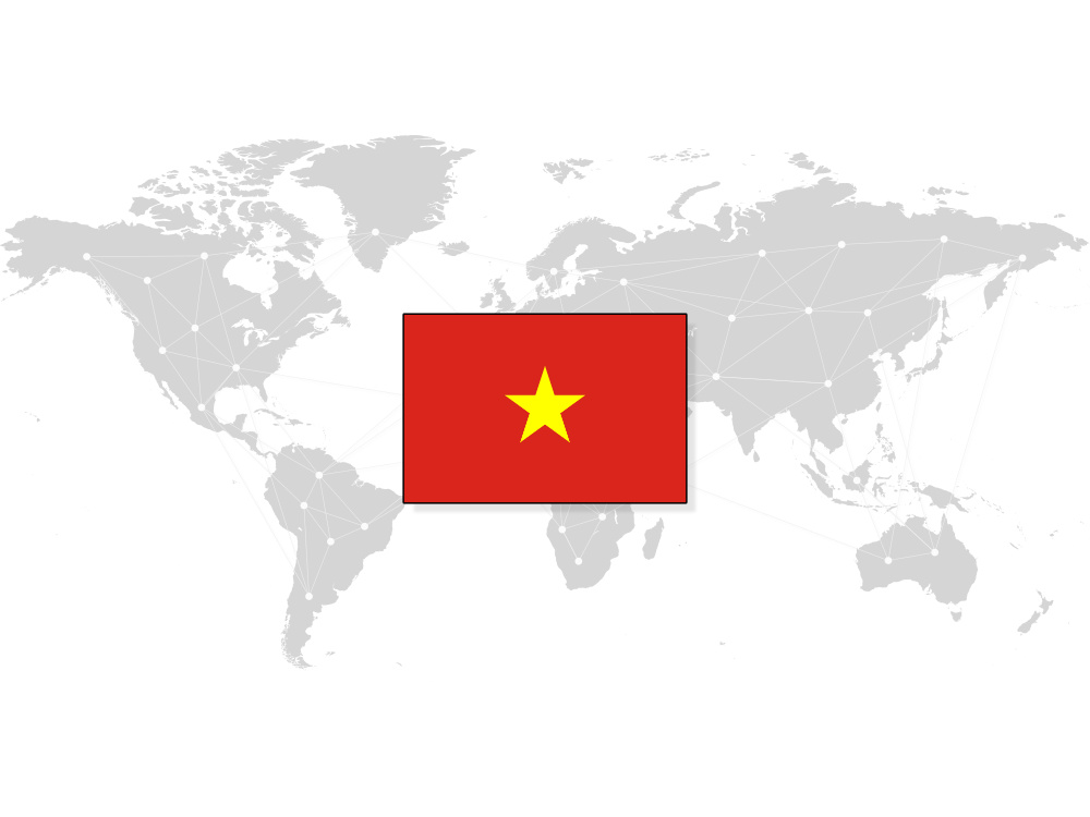 Illustration of world map